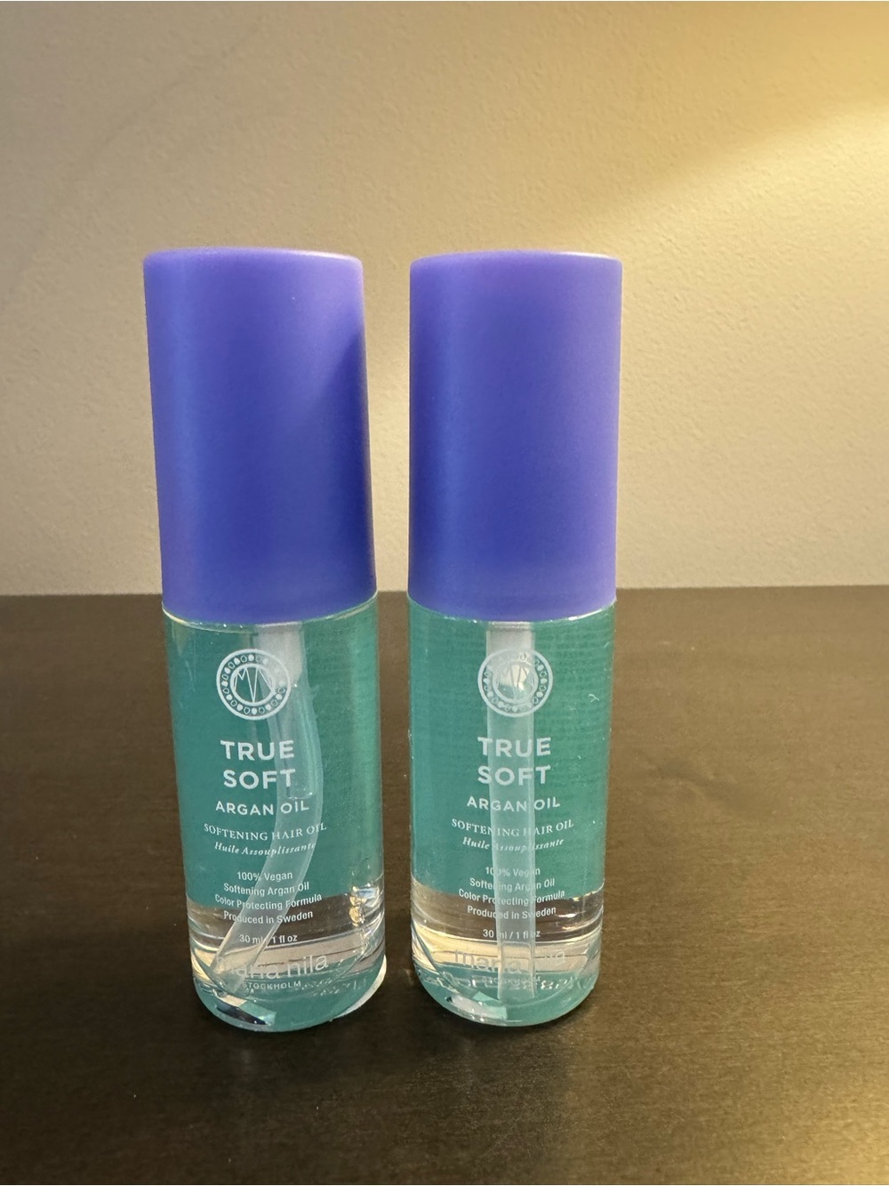 Maria Nila True Sott Argan Oil Softening Hair Oil 1 fl oz 30 ml Tavel Size X2